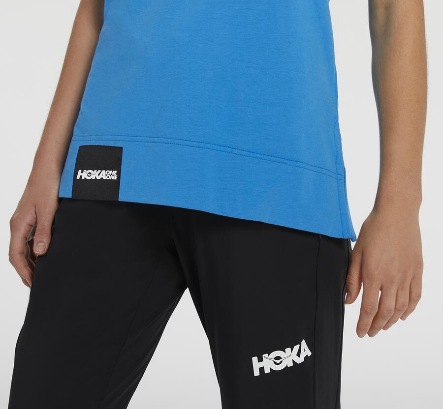 Camisa Hoka One One Feminino Azuis - Brand - 195-PENART